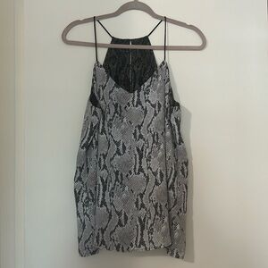 Reversible Snake Print Tank